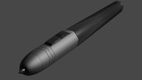 Graphical tablet Pen (Low Poly) preview image